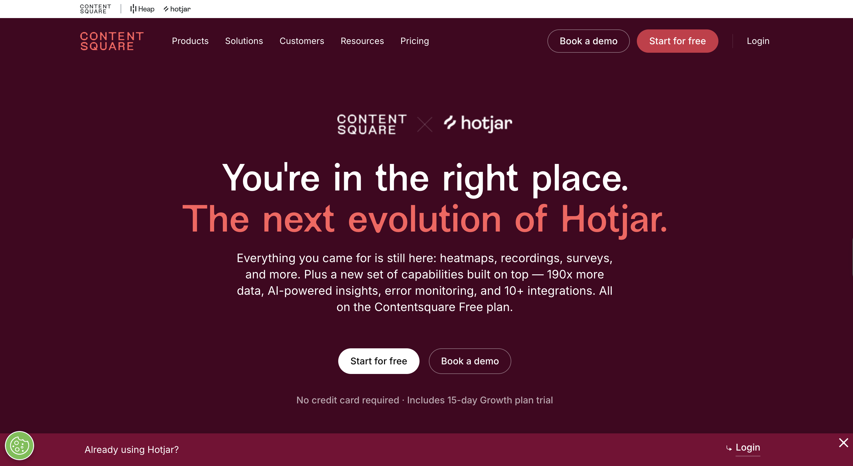 Hotjar session recordings and heatmaps for ecommerce diagnosis