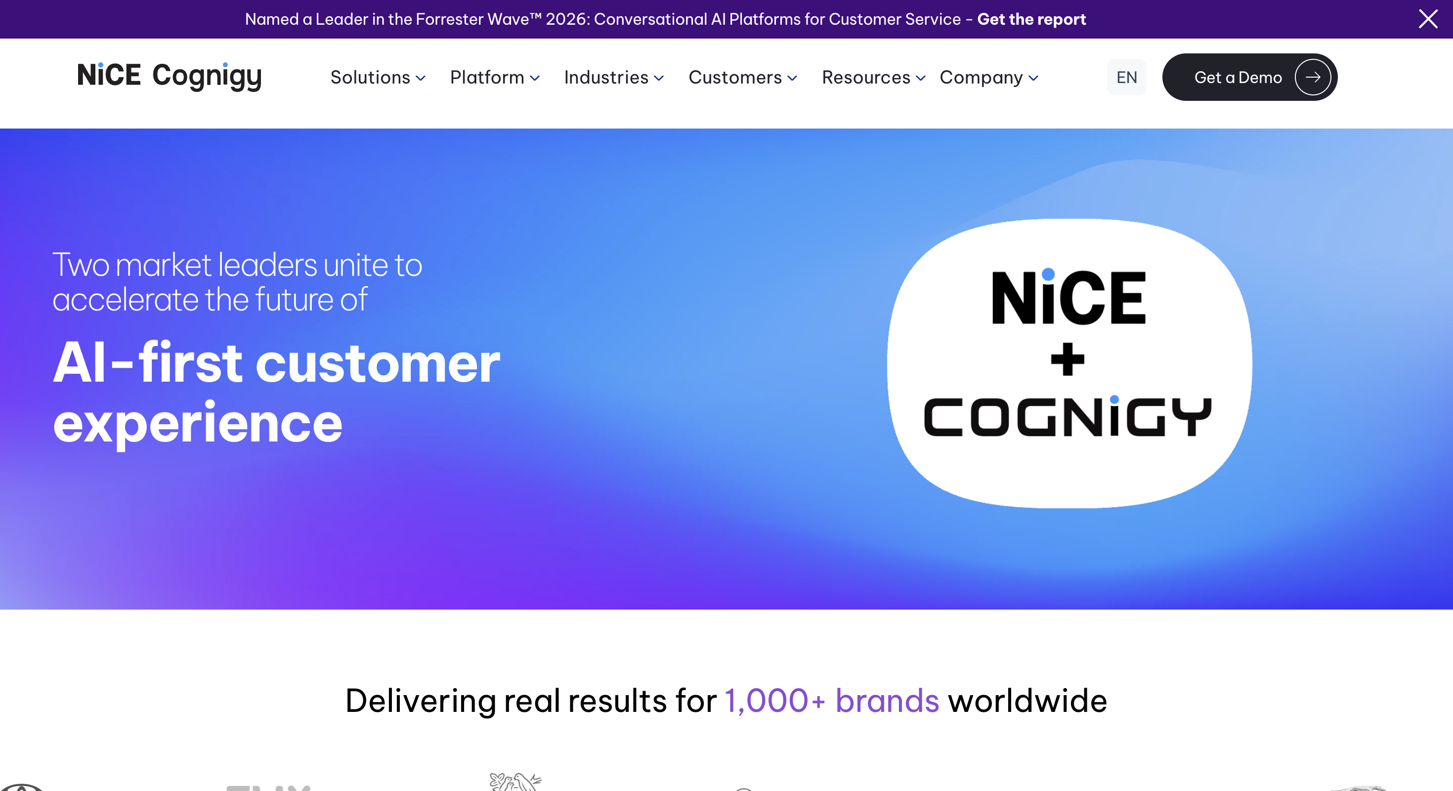 Nice Cognigy AI Voice Agent