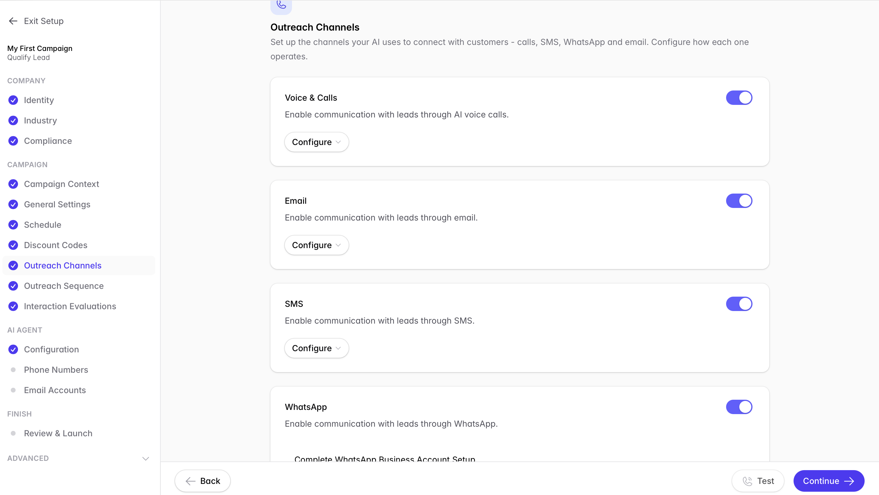 channel on Outcraft AI
