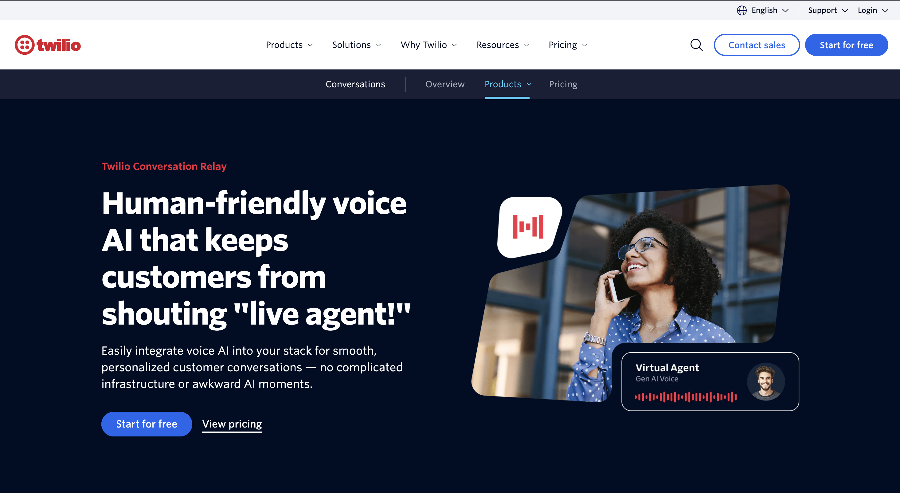 Twilio ConversationRelay