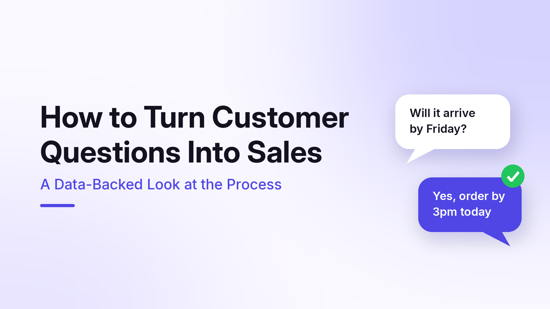 How to Turn Customer Questions Into Sales
