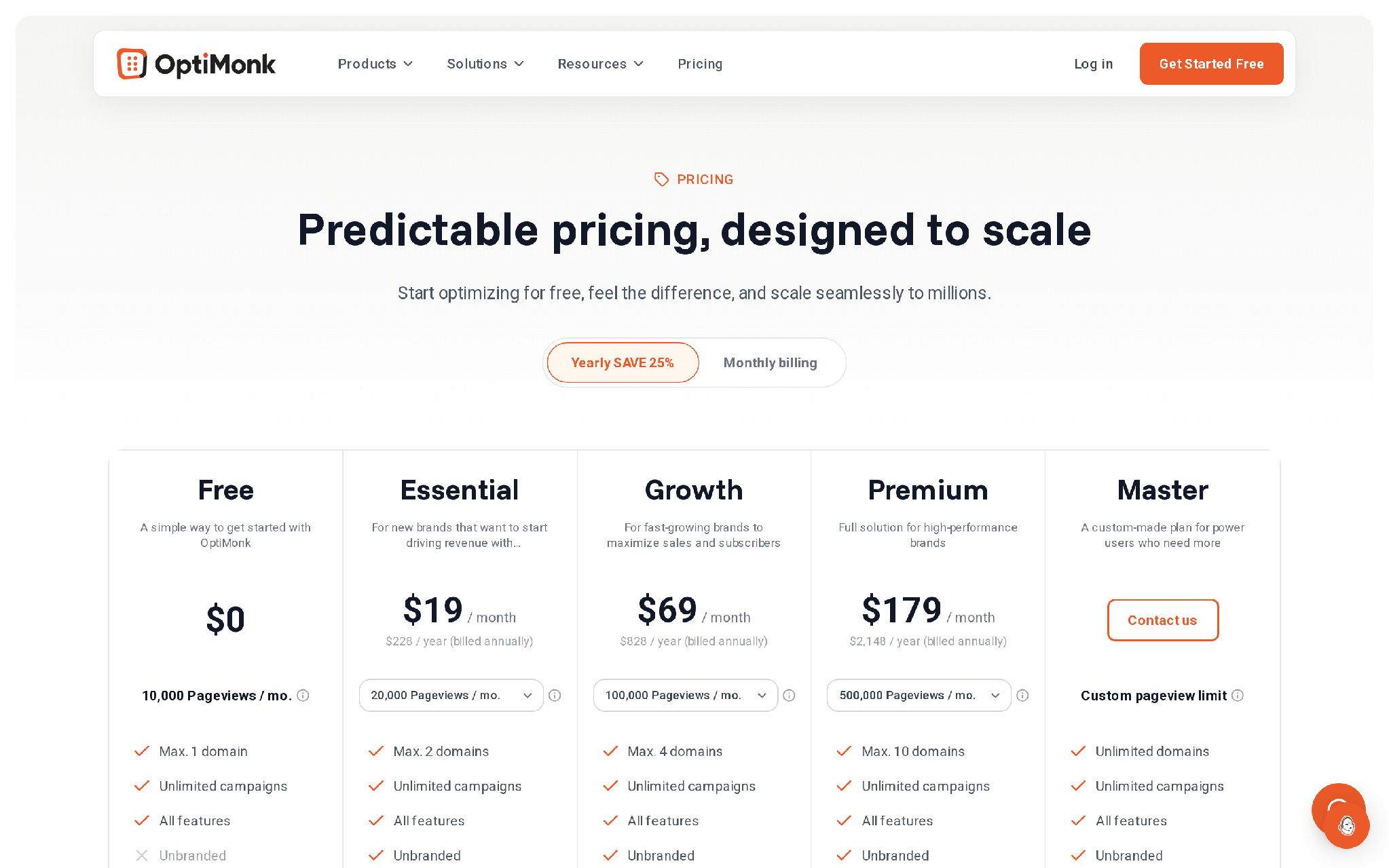 OptiMonk ecommerce popup and personalization pricing