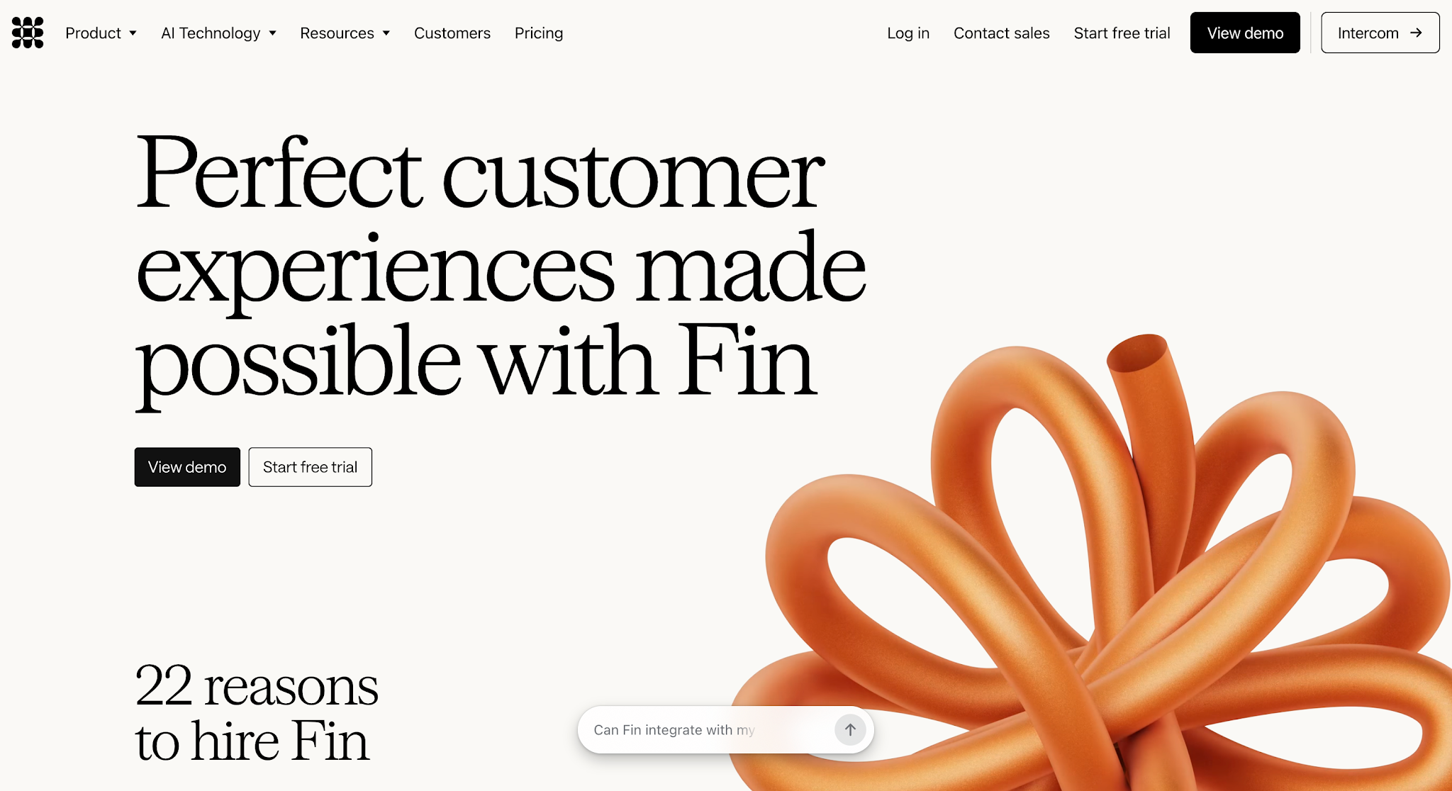 Intercom Fin: best for AI support agents inside a strong customer inbox