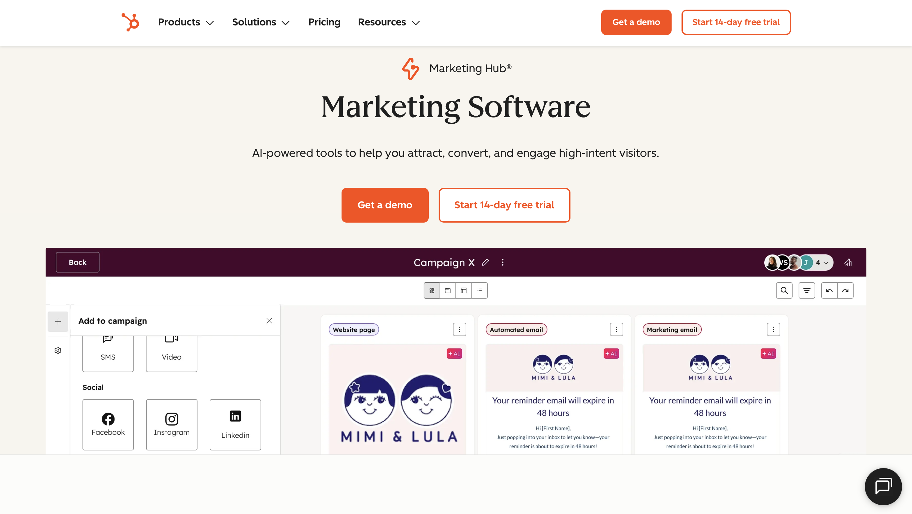 Hubspot marketing 