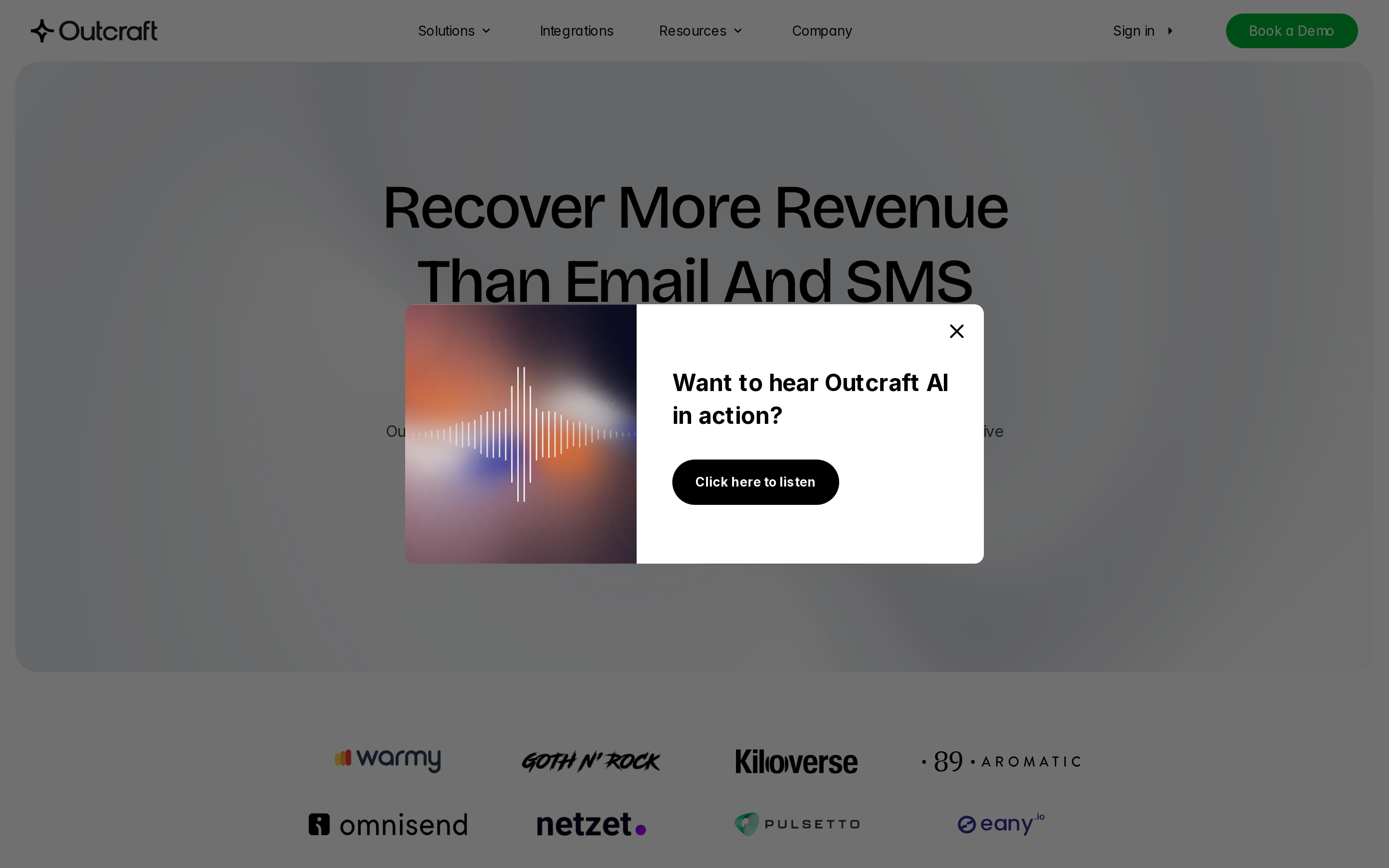 Outcraft AI e-commerce retention and revenue conversation workflows