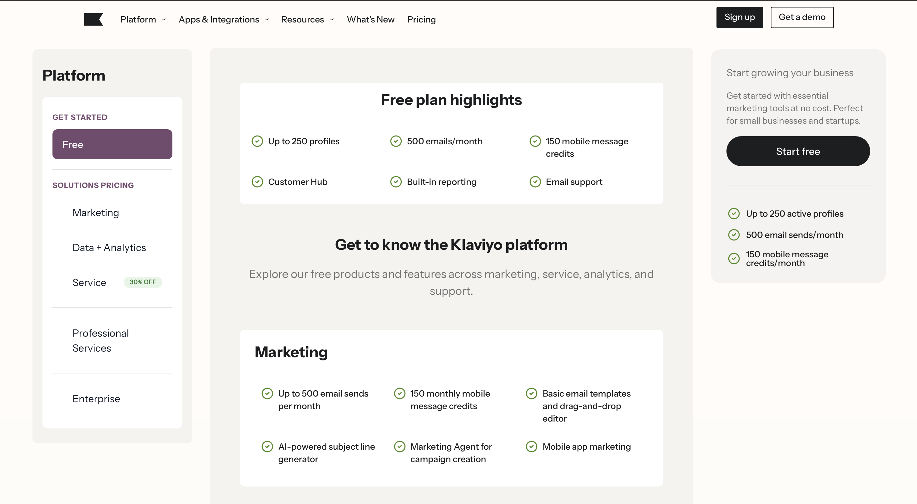 Klaviyo Pricing
