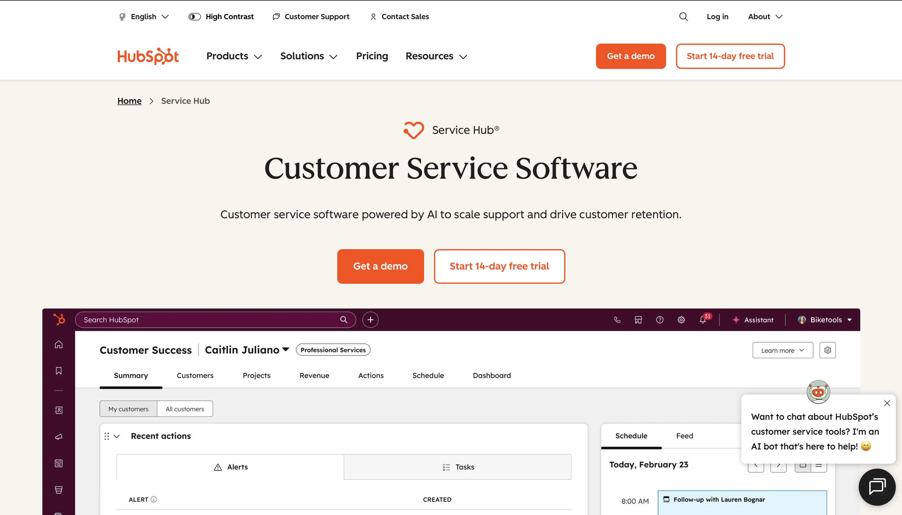 HubSpot Service Hub